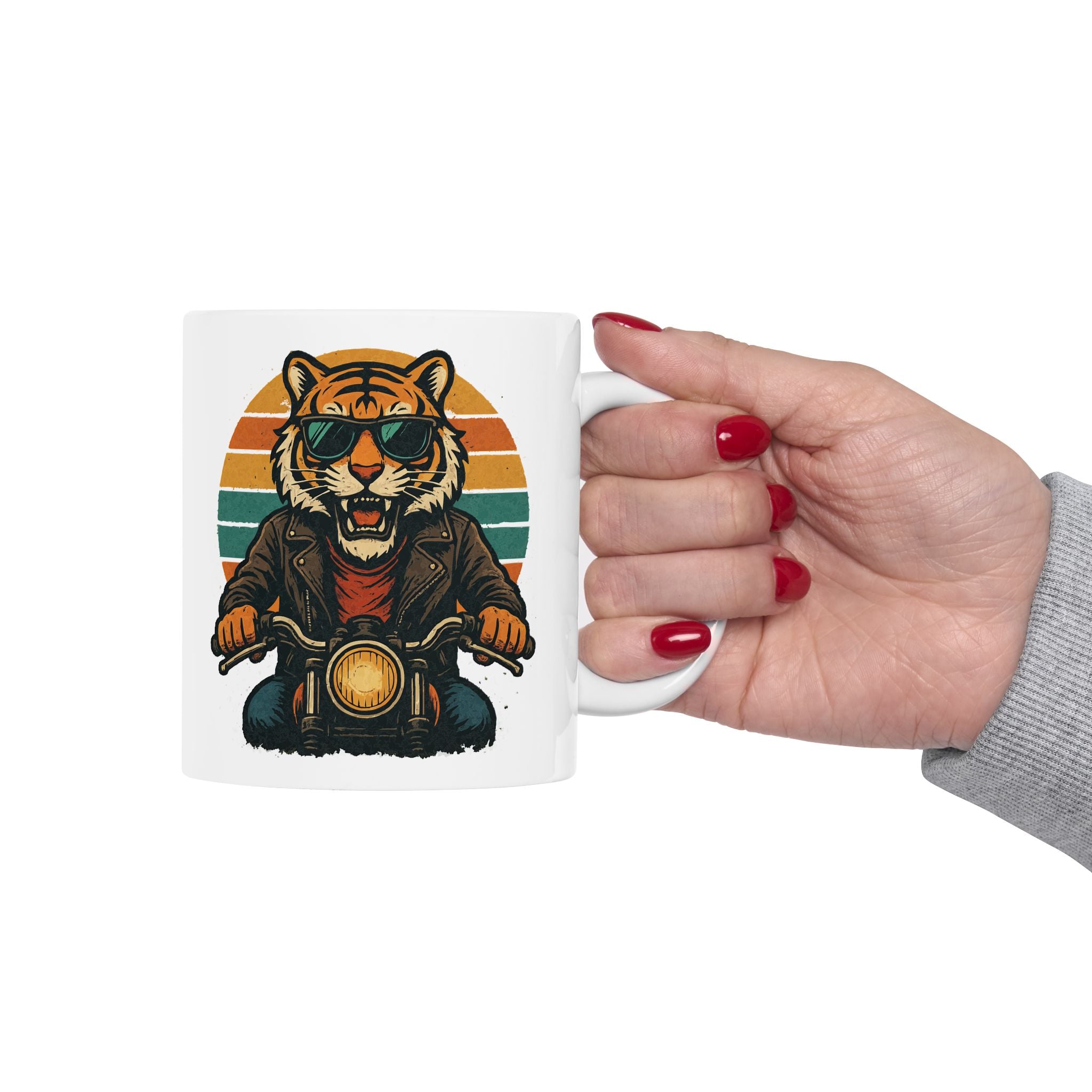 Tiger Ceramic Mug |  Personalized Mug
