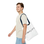 Simplify Tote Bag, Inspirational Gift, Eco-Friendly Shopping Bag