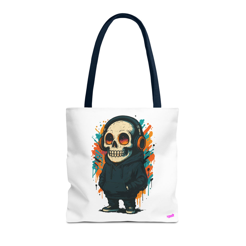 Skull Vibes Tote Bag - Quirky Fun Bag