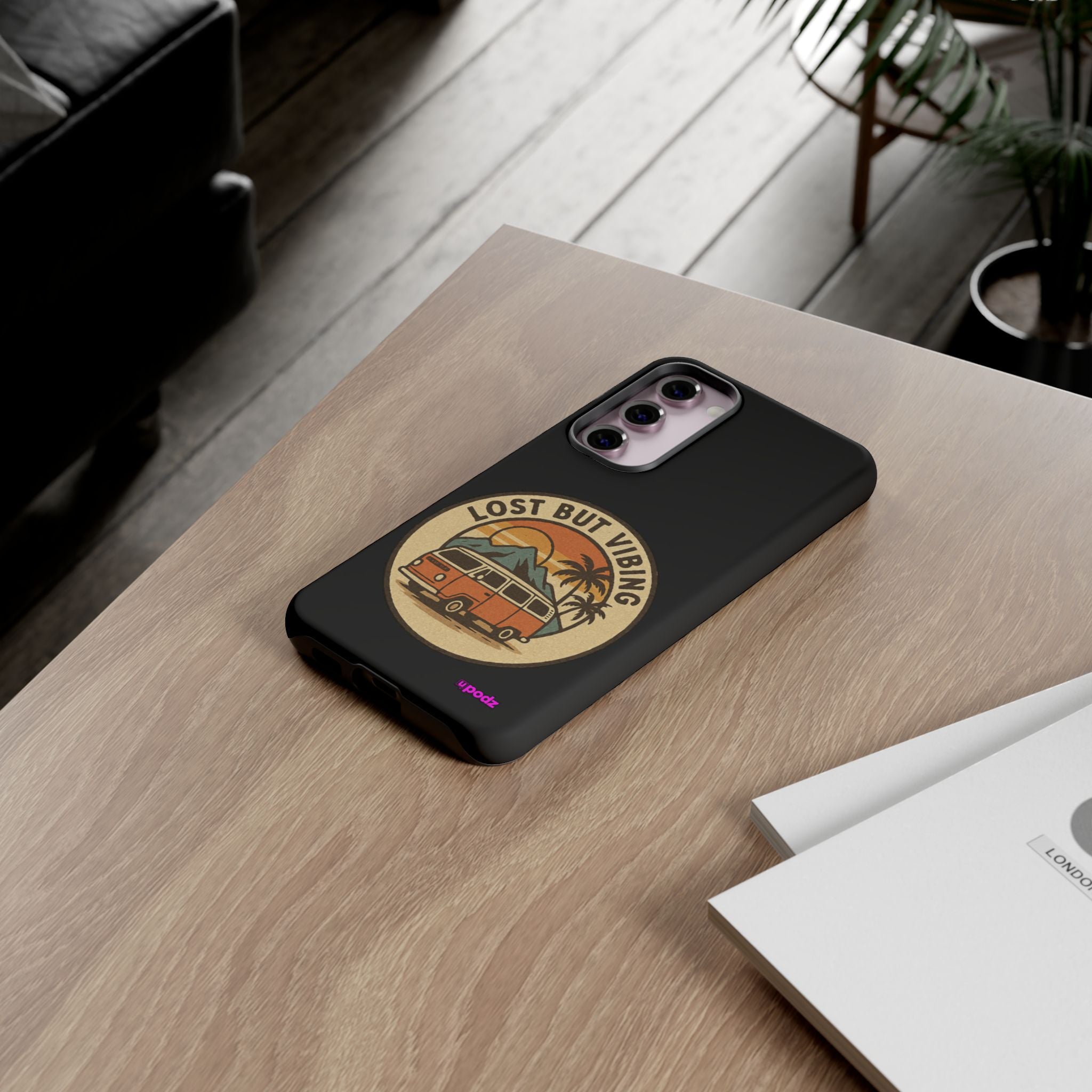Lost But Vibing Design, Tough Cases, Phone Cover