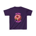 Donuts are life! Kids Tee, Fun Graphic Tee, Kids Cotton T-Shirt