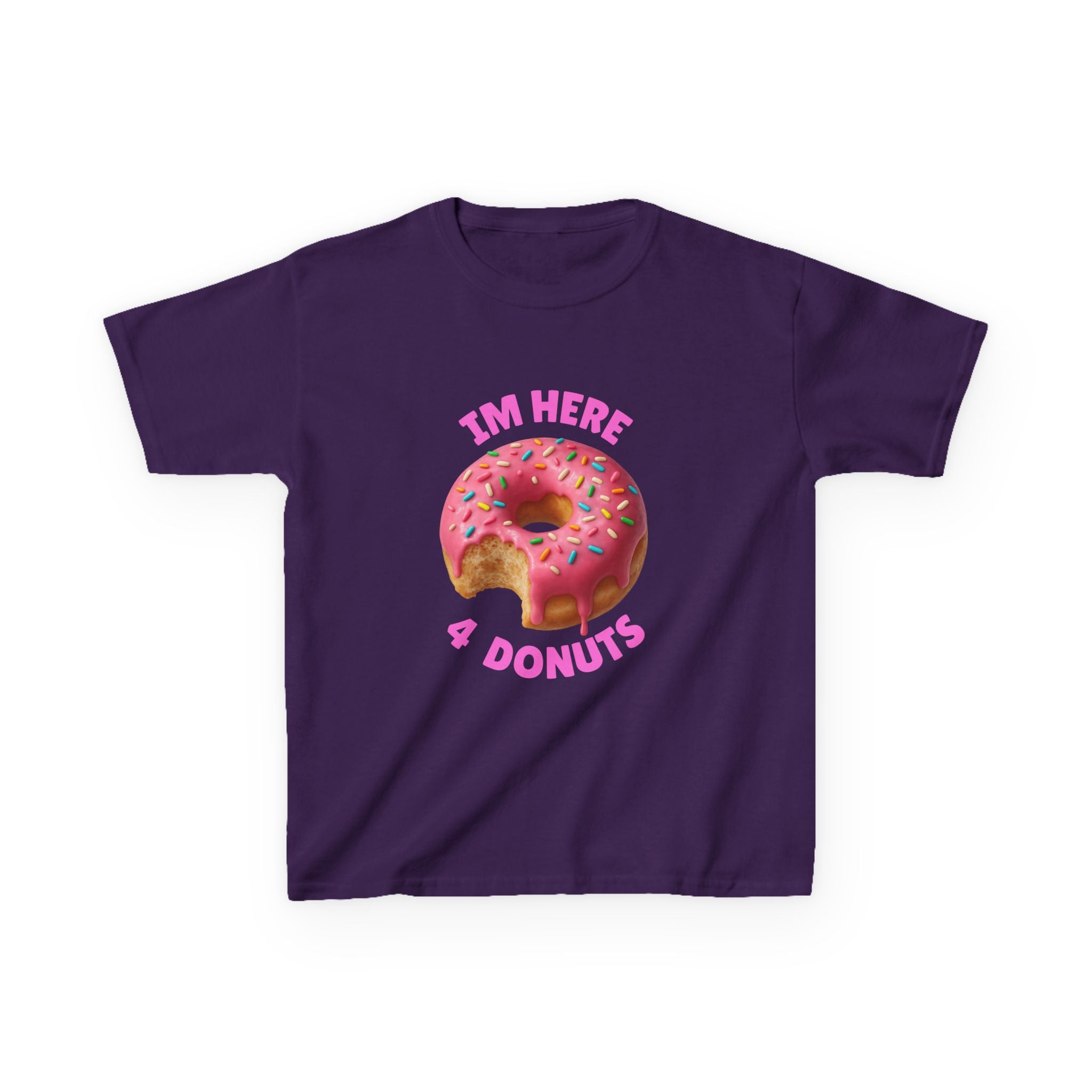 Donuts are life! Kids Tee, Fun Graphic Tee, Kids Cotton T-Shirt