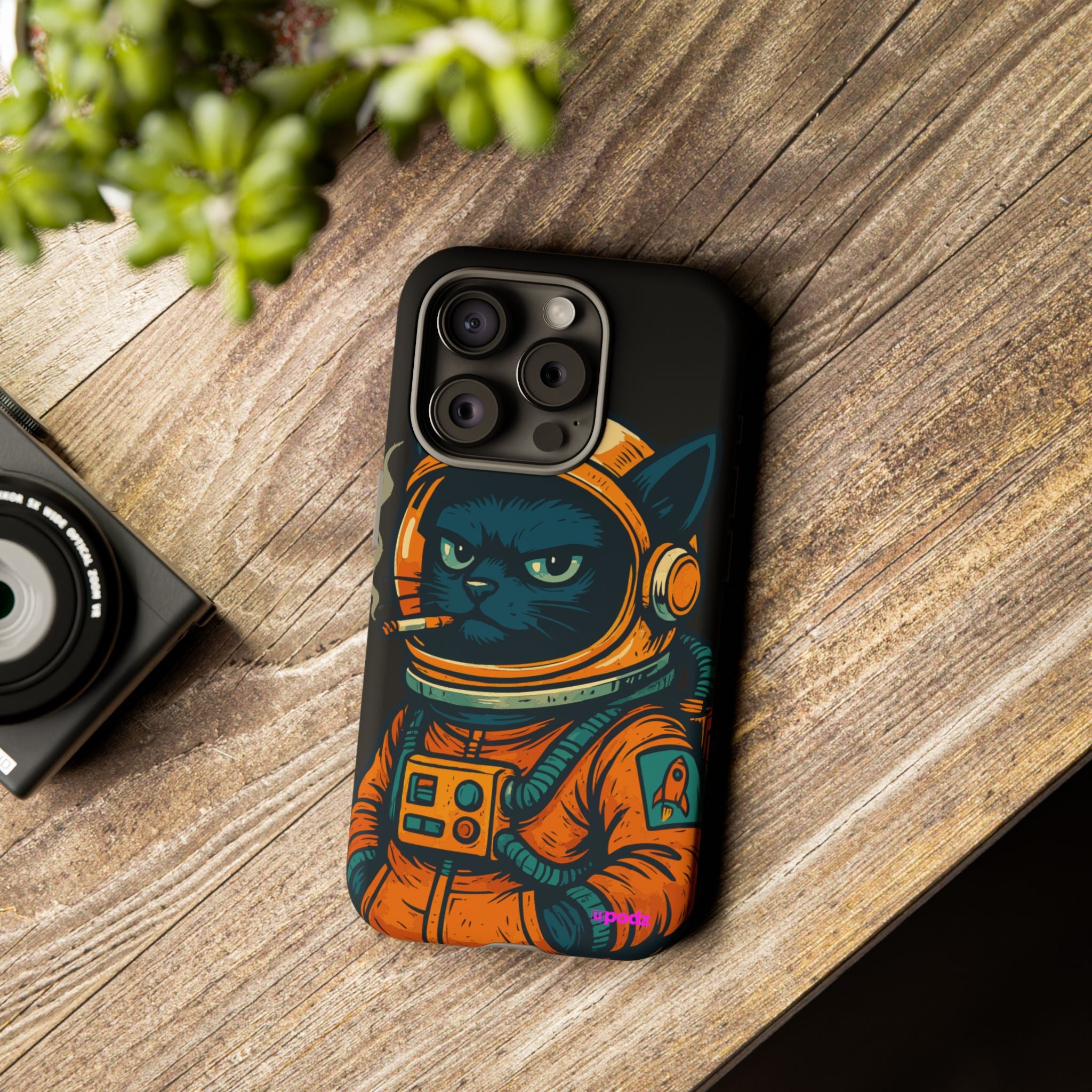 Smoking Cat Design, Tough Cases, Phone Cover
