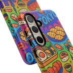 Bento Box, White Cover Design, Tough Cases, Phone Cover
