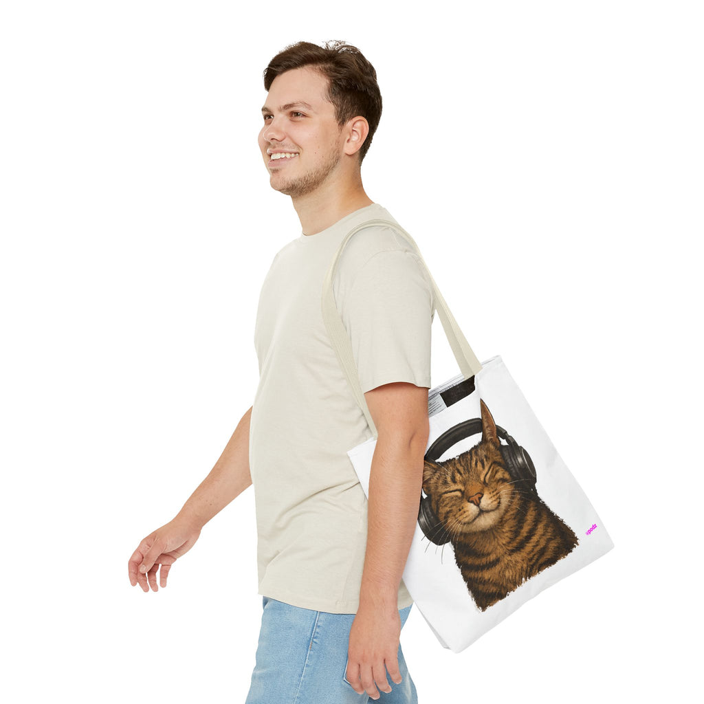 Kitty Love Tote Bag - Quirky Design, Fun Bag