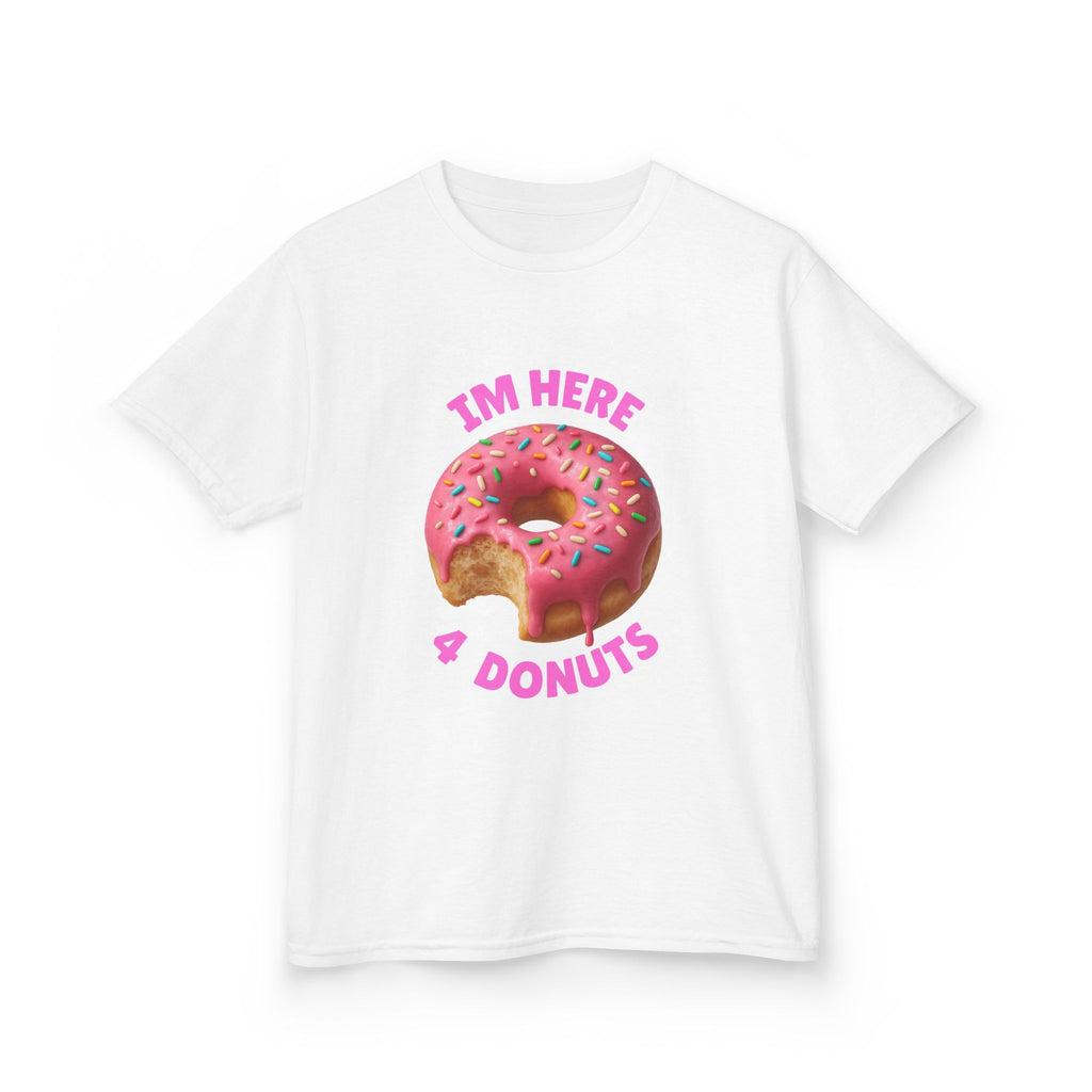 Donuts are life! Kids Tee, Fun Graphic Tee, Kids Cotton T-Shirt