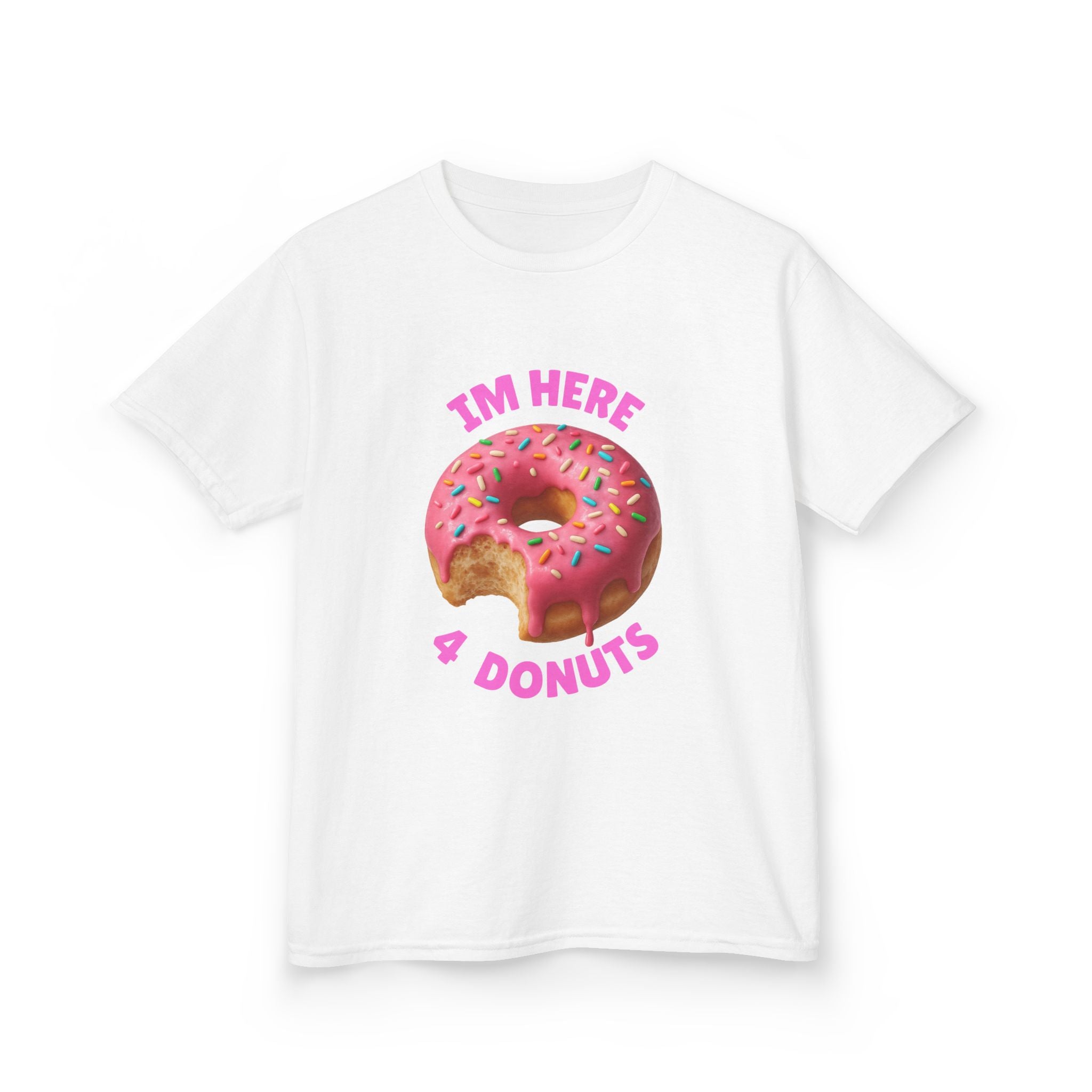 Donuts are life! Kids Tee, Fun Graphic Tee, Kids Cotton T-Shirt