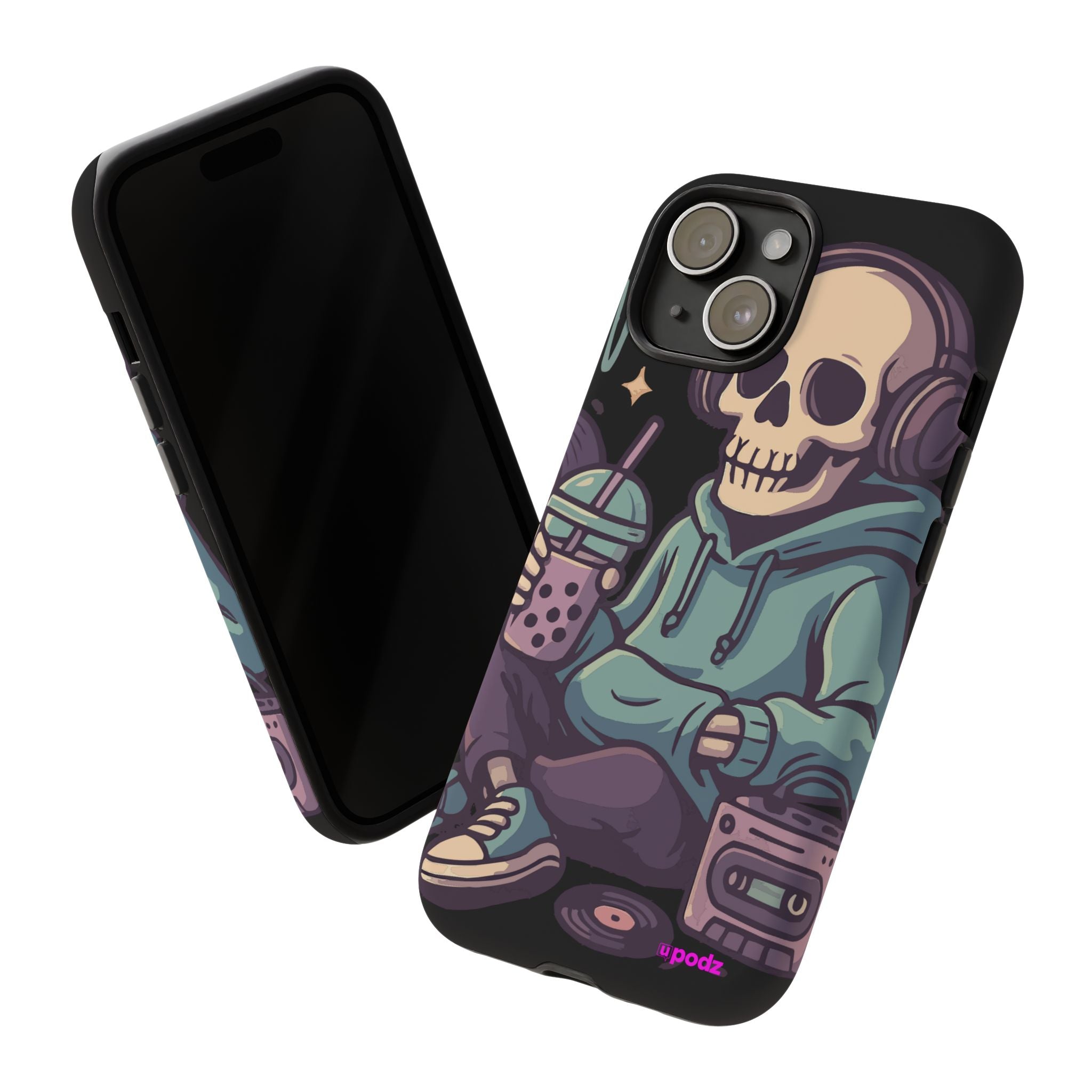 Skull Headphones Design, Tough Cases, Phone Cover