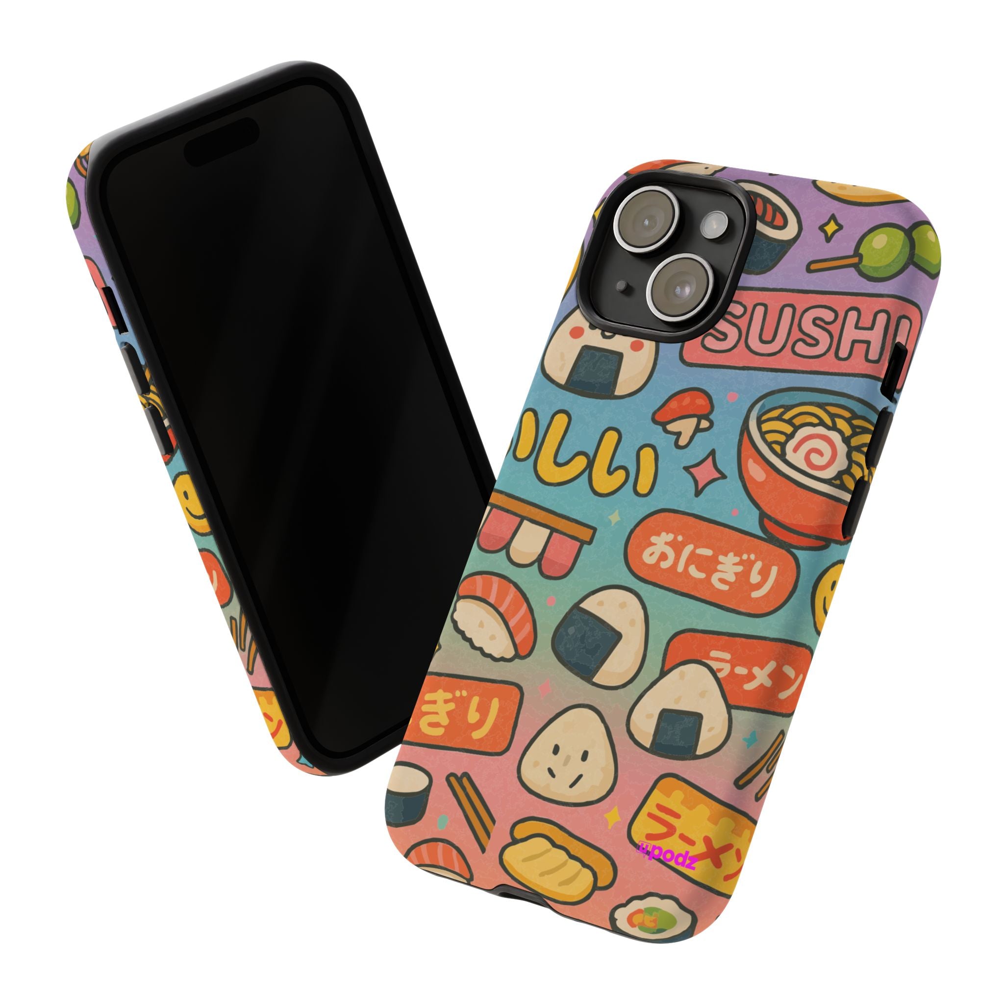 I love Sushi, White Cover Design, Tough Cases, Phone Cover