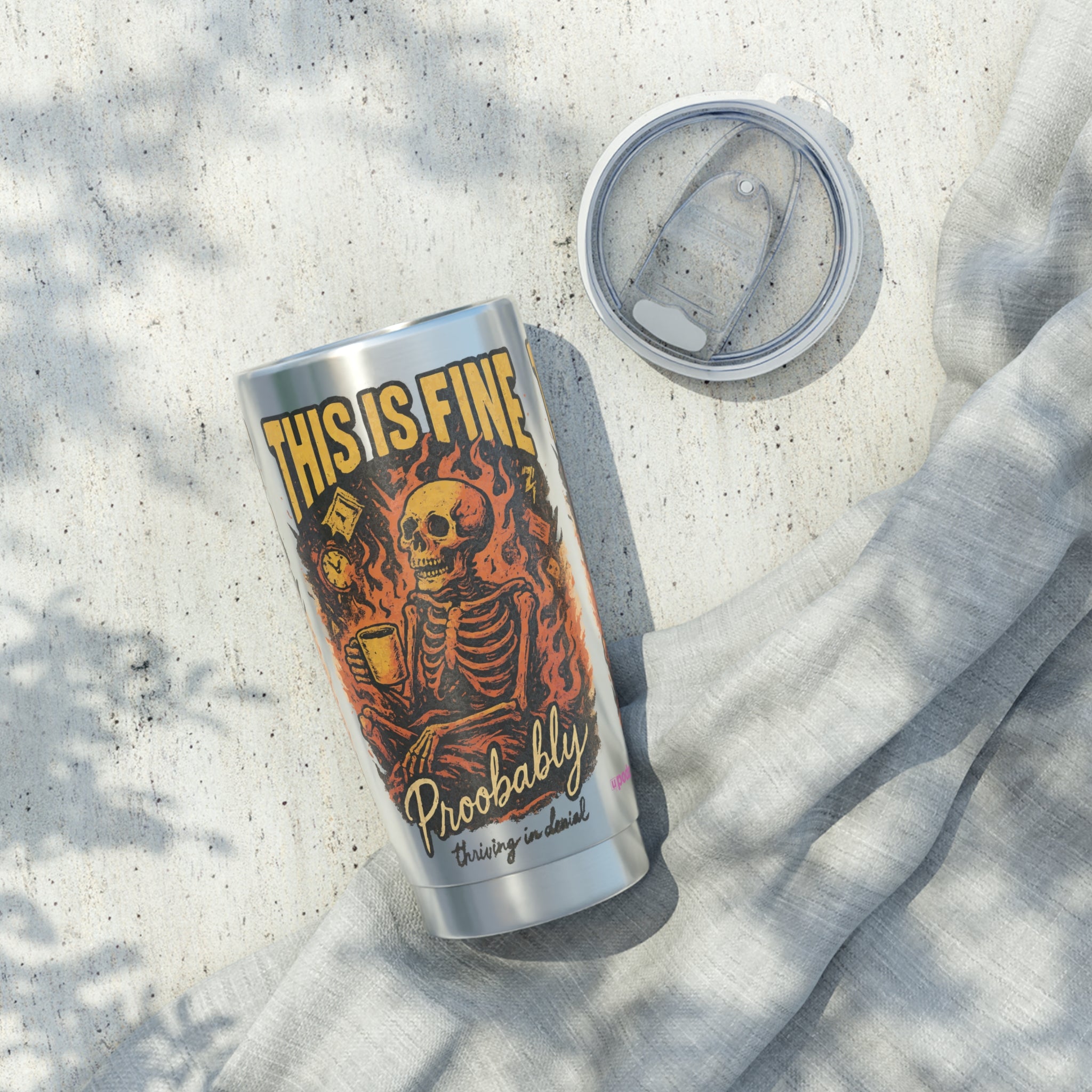 This is Fine | Inspire Adventure, Travel Mug