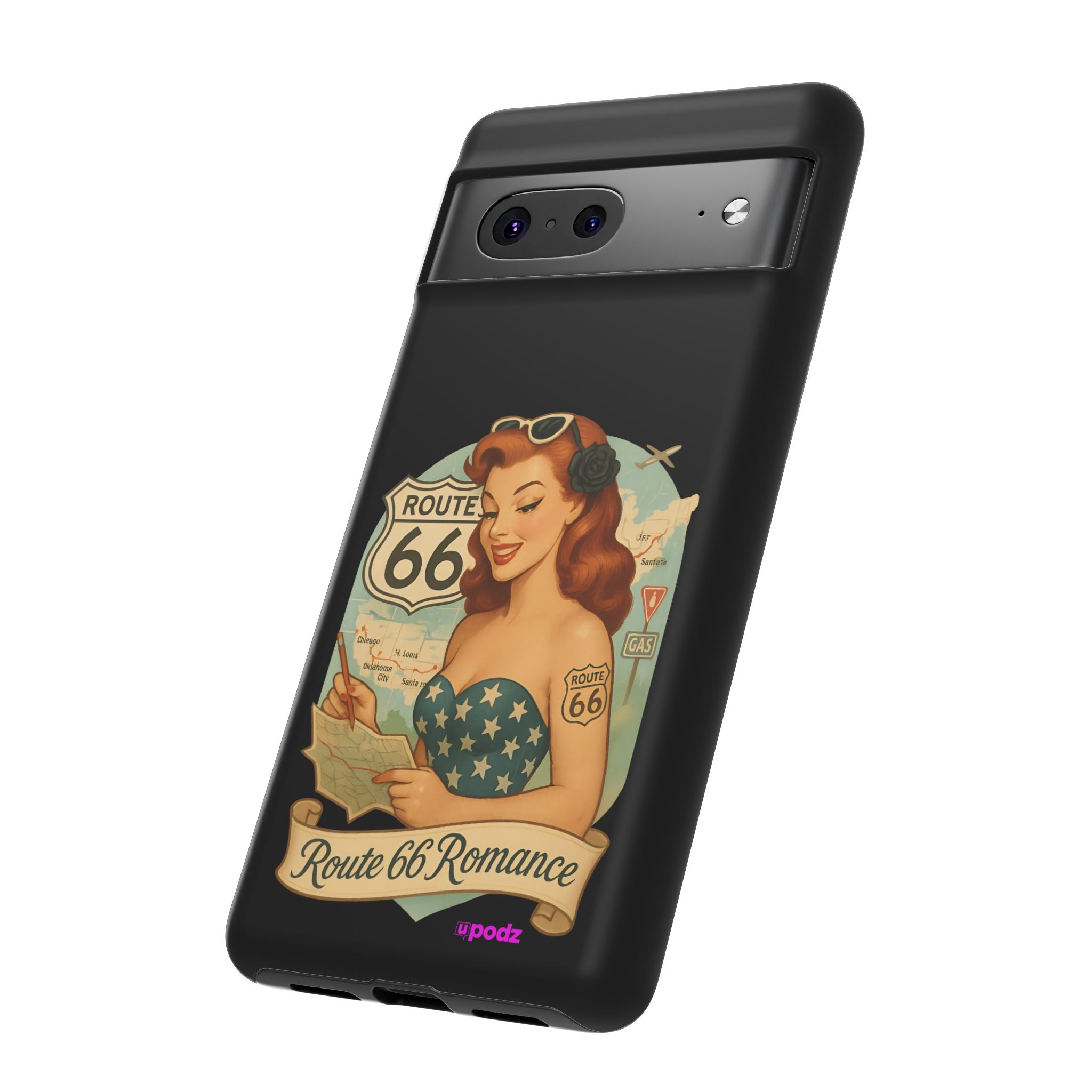 Route 66 Design, Tough Cases, Phone Cover, Unique Gift