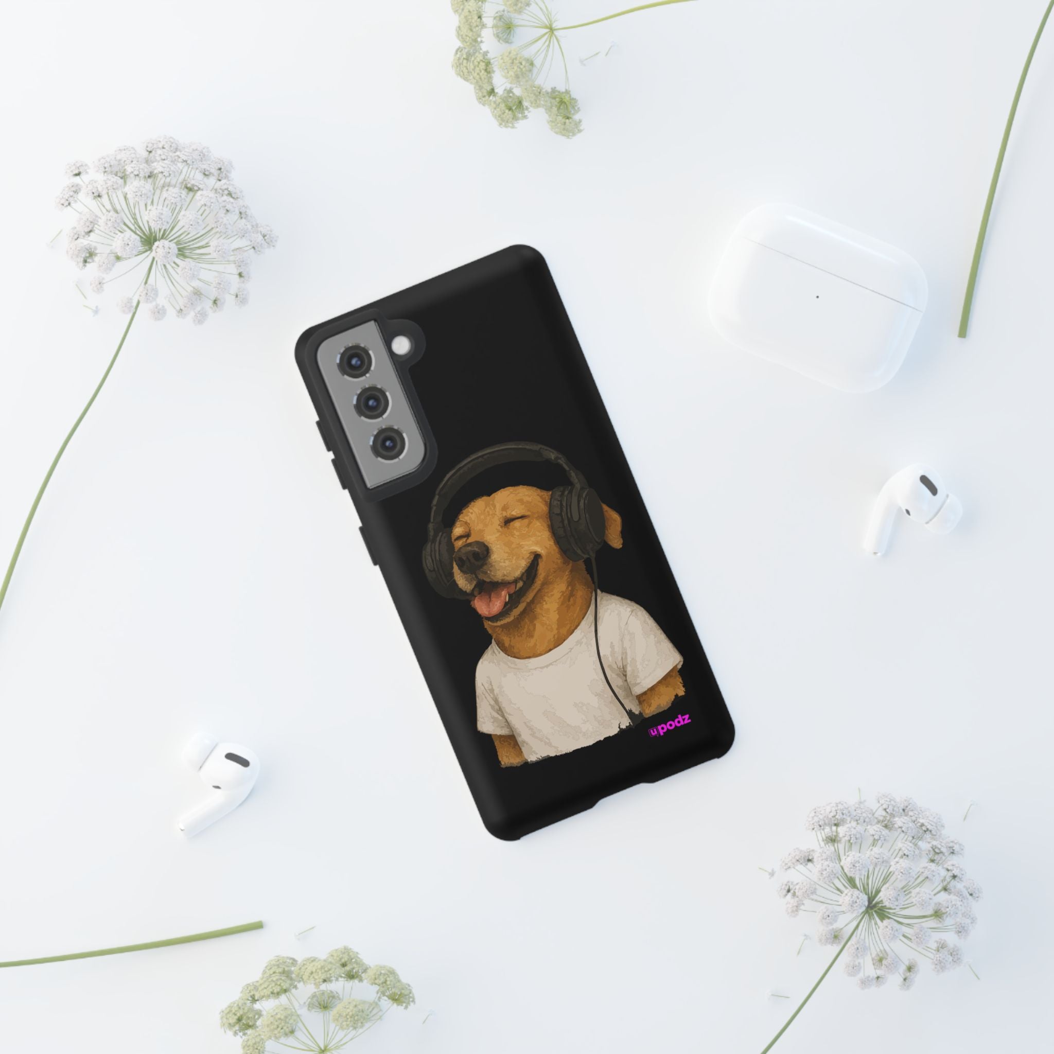 Puppy Vibes Design, Tough Cases, Phone Cover