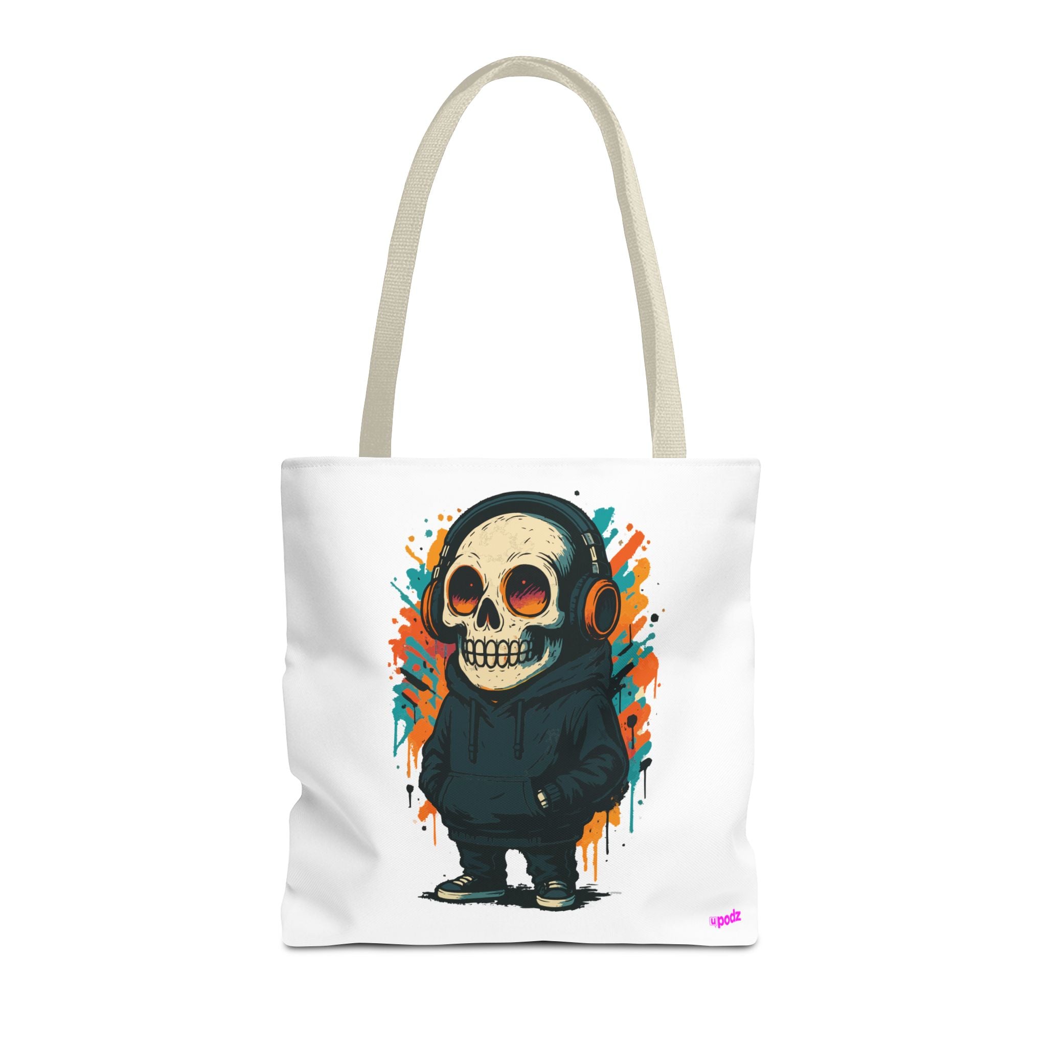 Skull Vibes Tote Bag - Quirky Fun Bag