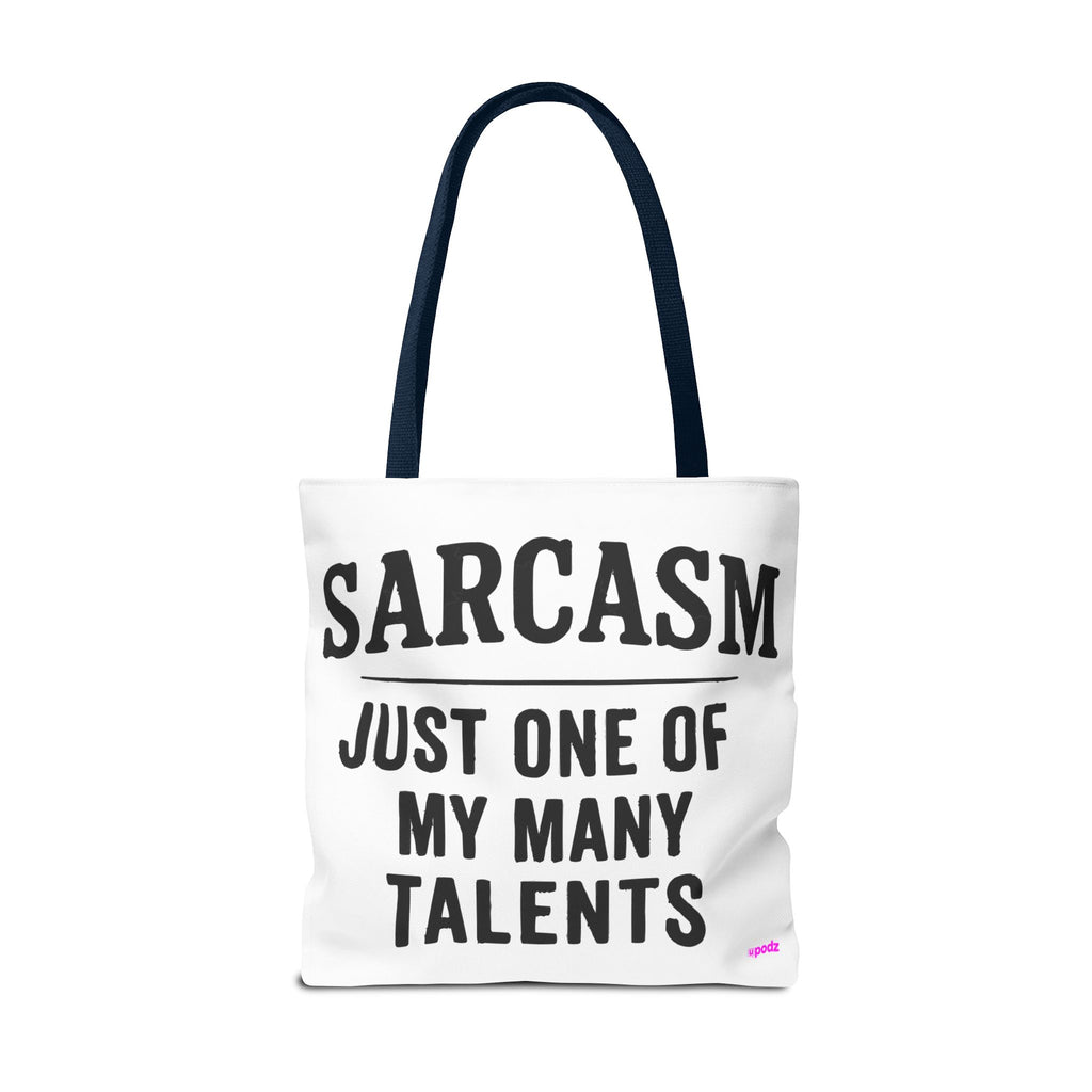 Sarcasm Tote Bag - Quirky Design, Fun Bag