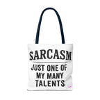 Sarcasm Tote Bag - Quirky Design, Fun Bag