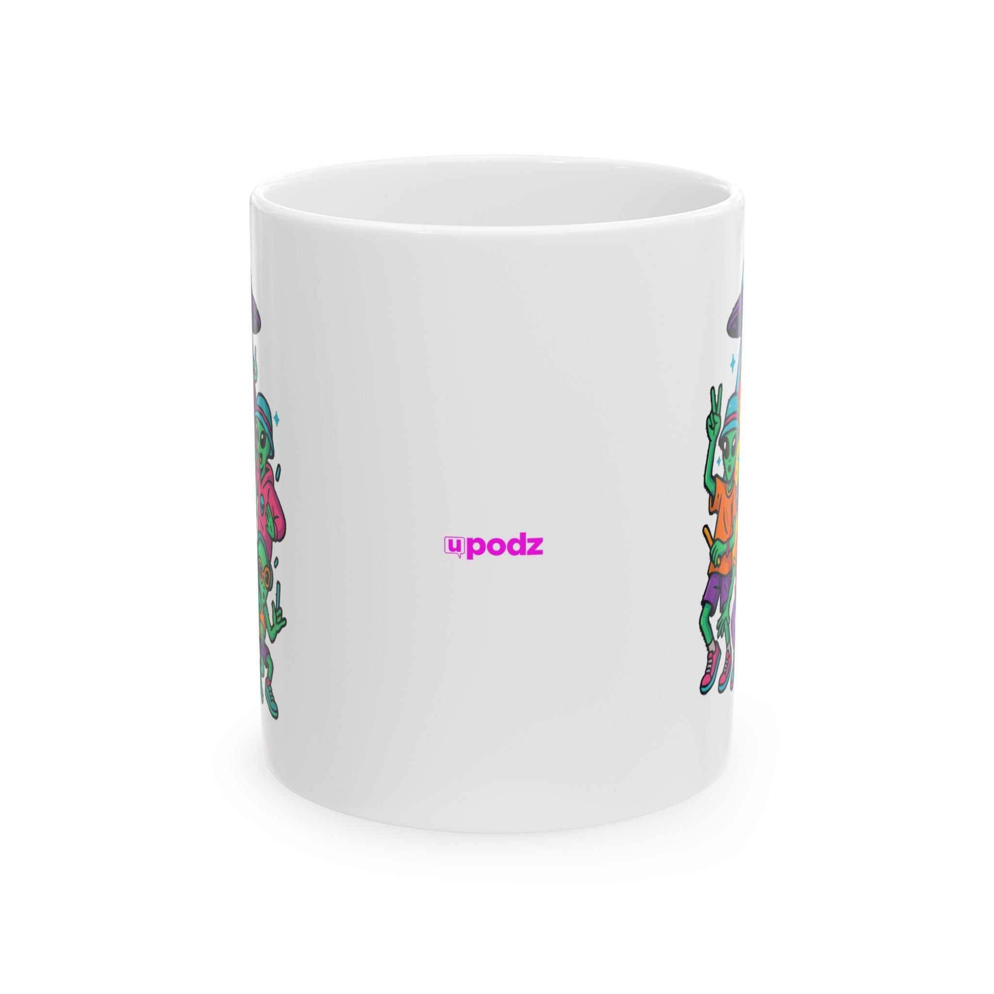 Alien Party Ceramic Mug |  Personalized Mug