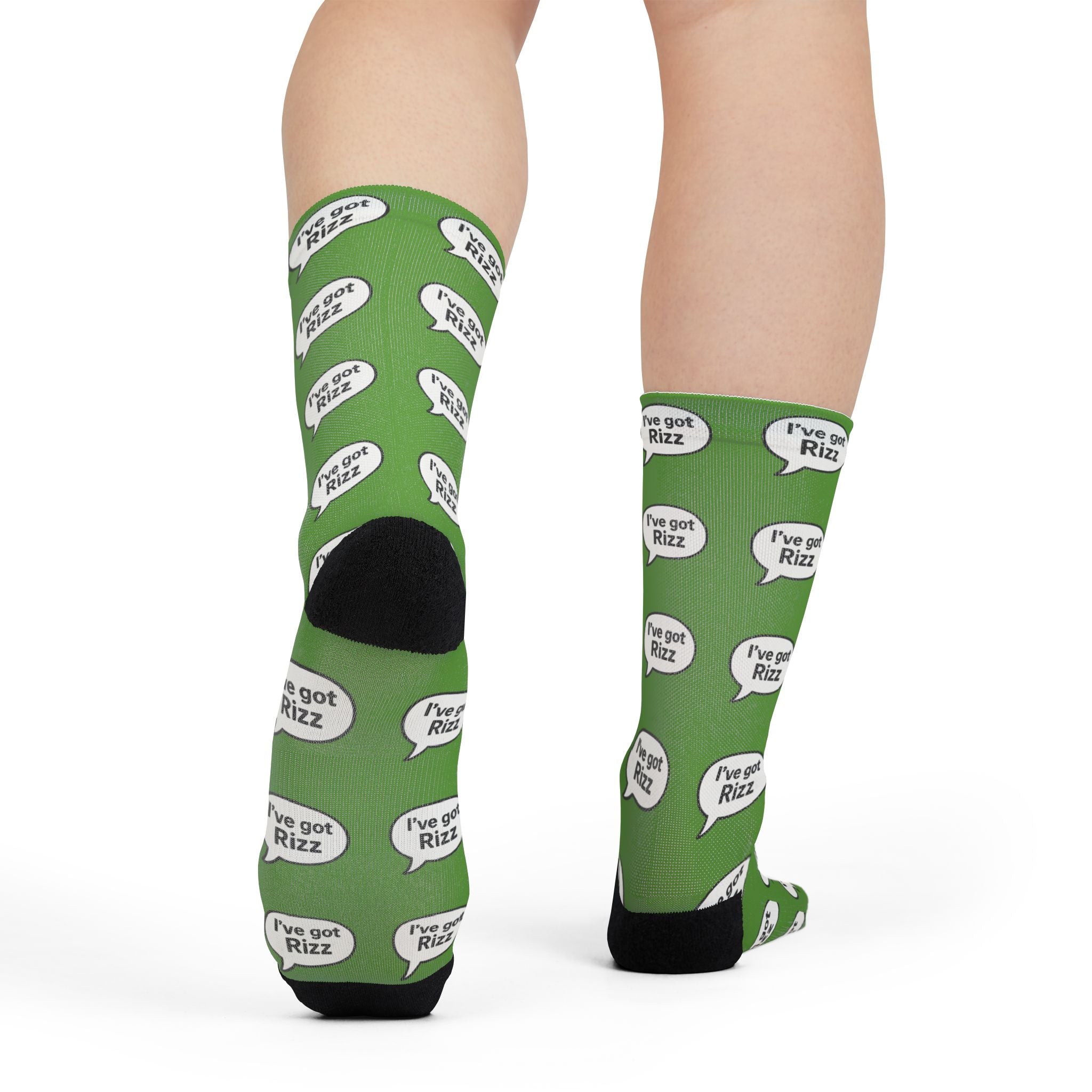 I've got Rizz, Fun Playful Sublimation Crew Socks