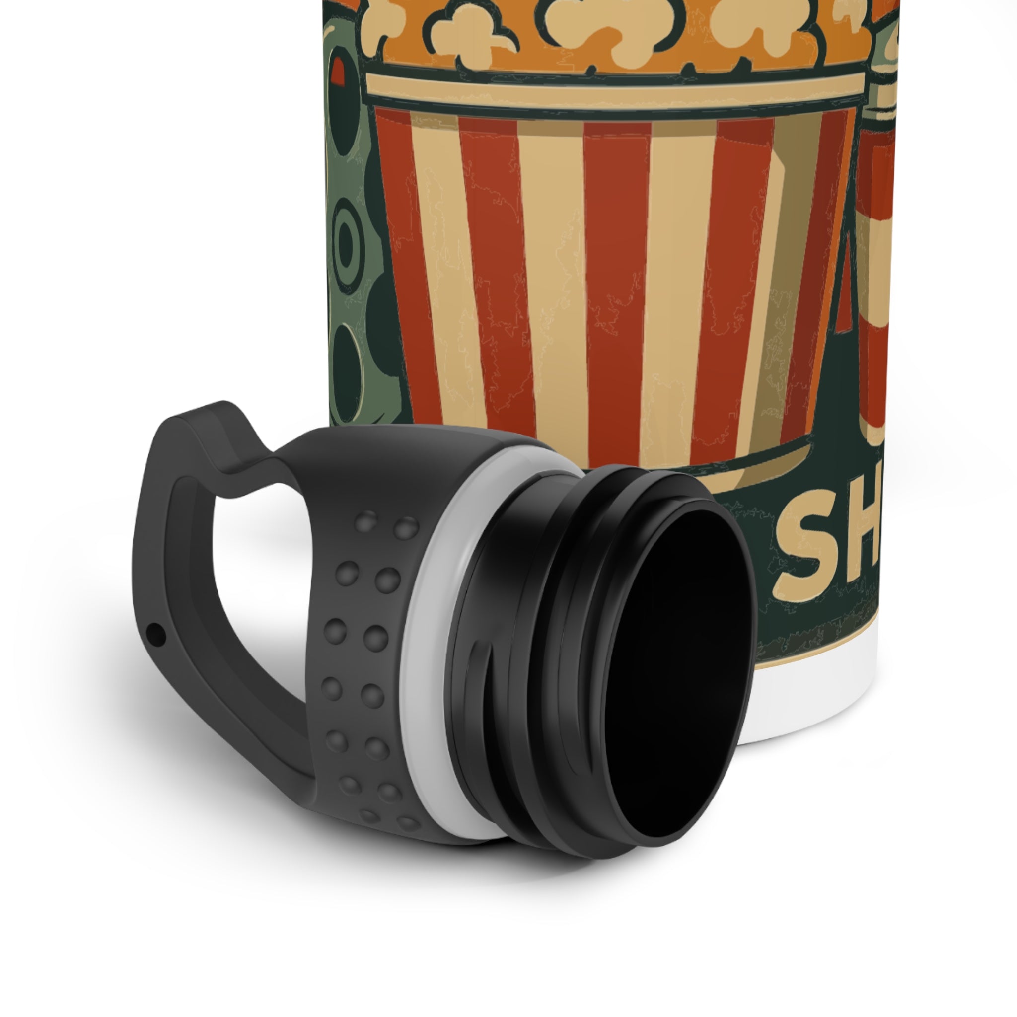 Movie Room Water Bottle, Reusable Sports Hydration Flask