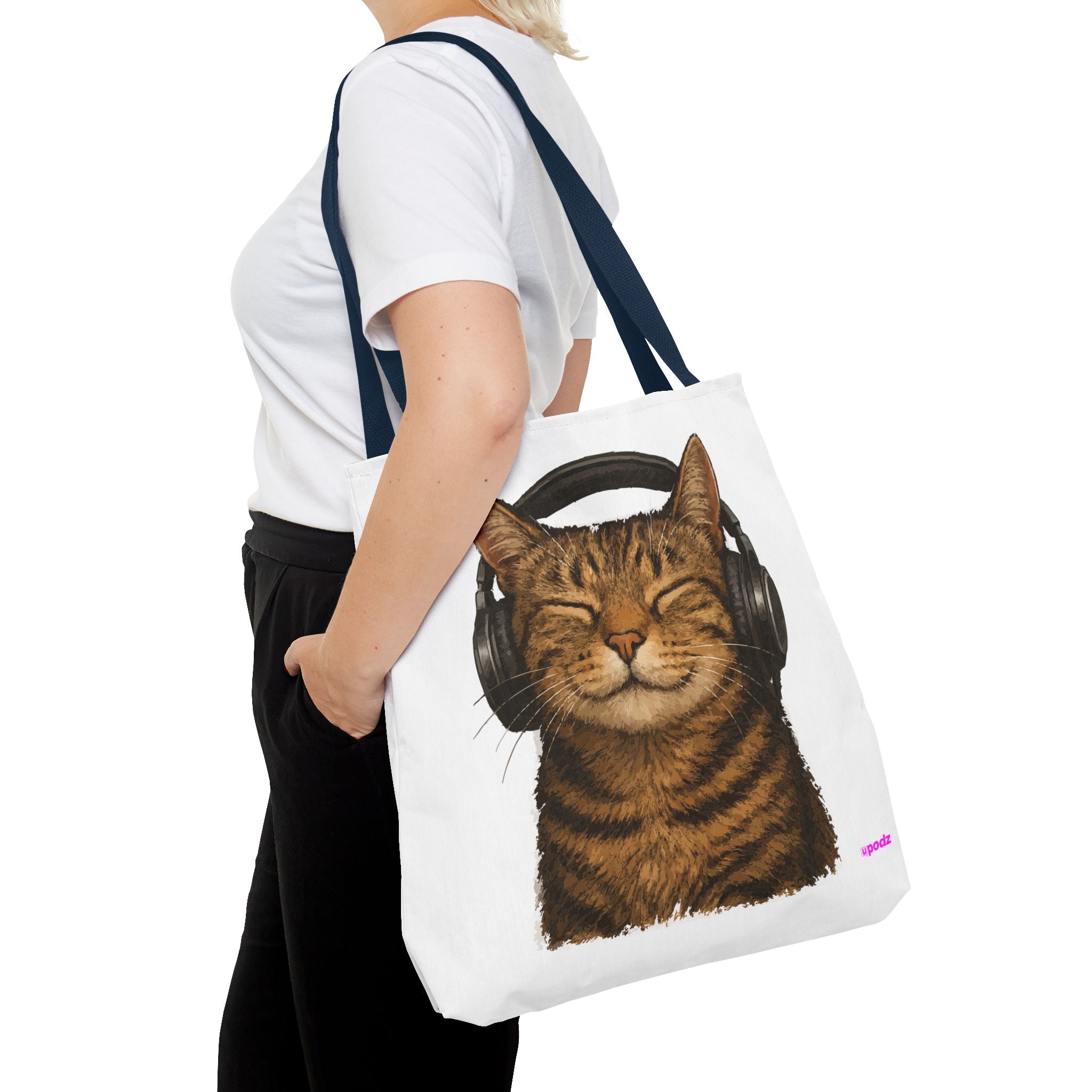 Kitty Love Tote Bag - Quirky Design, Fun Bag