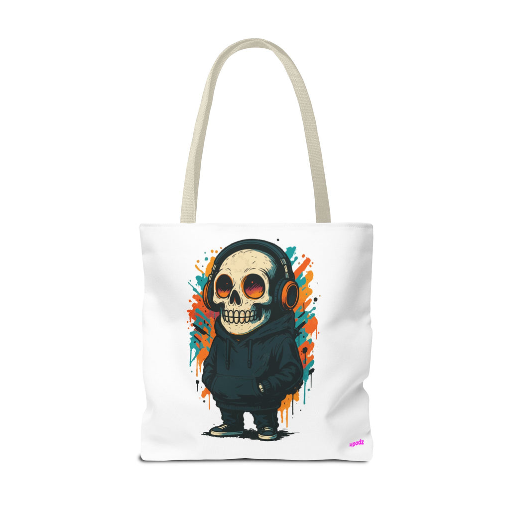 Skull Vibes Tote Bag - Quirky Fun Bag