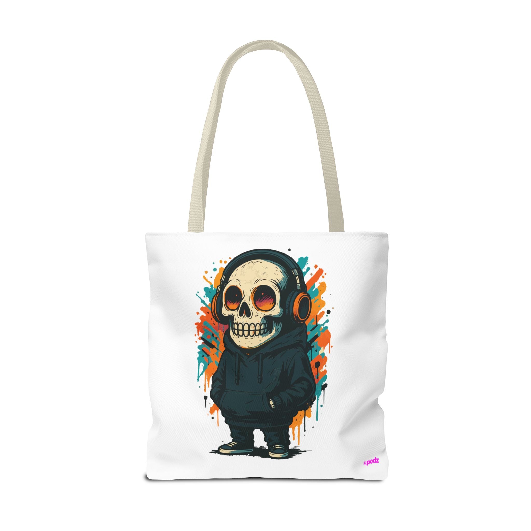 Skull Vibes Tote Bag - Quirky Fun Bag