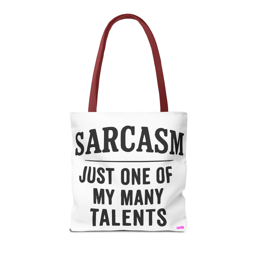 Sarcasm Tote Bag - Quirky Design, Fun Bag