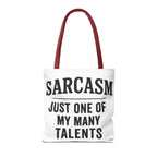 Sarcasm Tote Bag - Quirky Design, Fun Bag