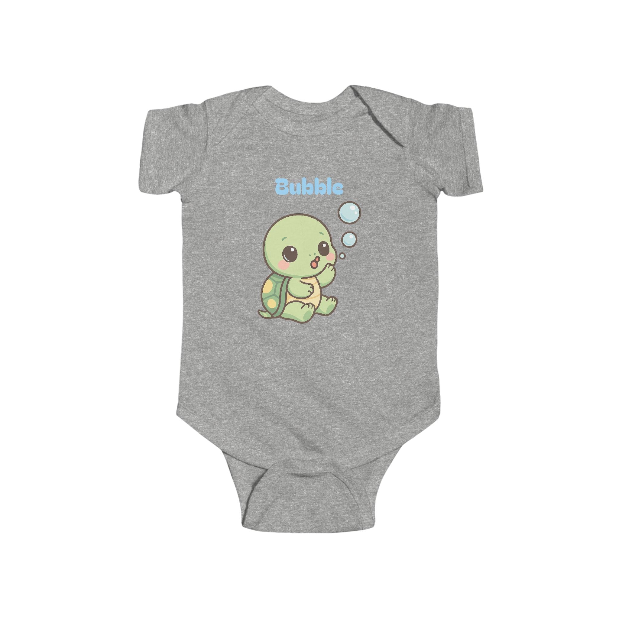 Tiny Turtle Baby Bodysuit, Infant Outfit, Cute Baby Clothes