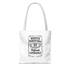 Aged to perfection Tote Bag, Inspirational Gift, Eco-Friendly Shopping Bag