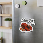 Lobster Pot Die-Cut Magnets, Fun Refrigerator Magnets