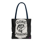 Gone Fishing Tote Bag - Quirky Fun Bag