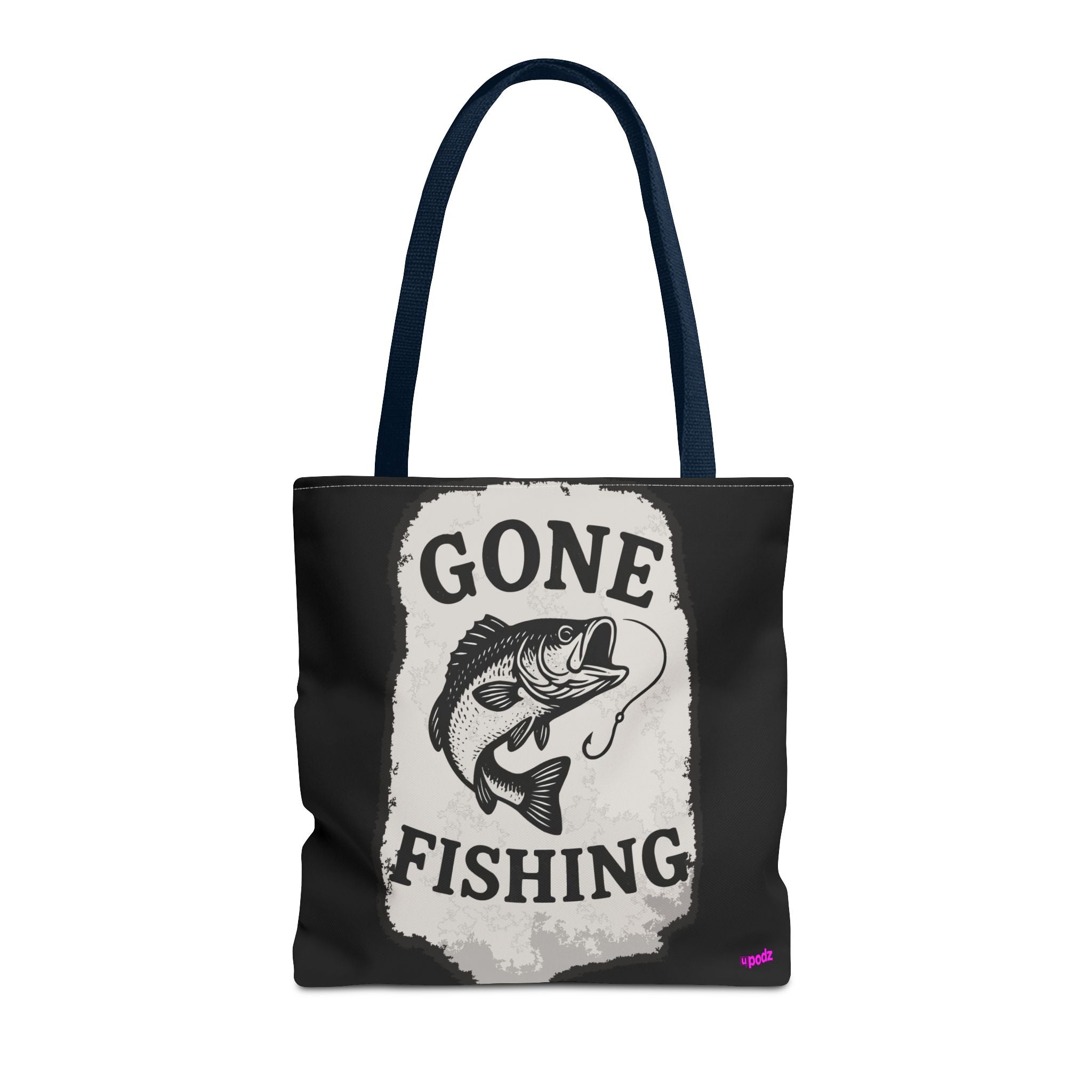 Gone Fishing Tote Bag - Quirky Fun Bag