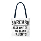 Sarcasm Tote Bag - Quirky Design, Fun Bag
