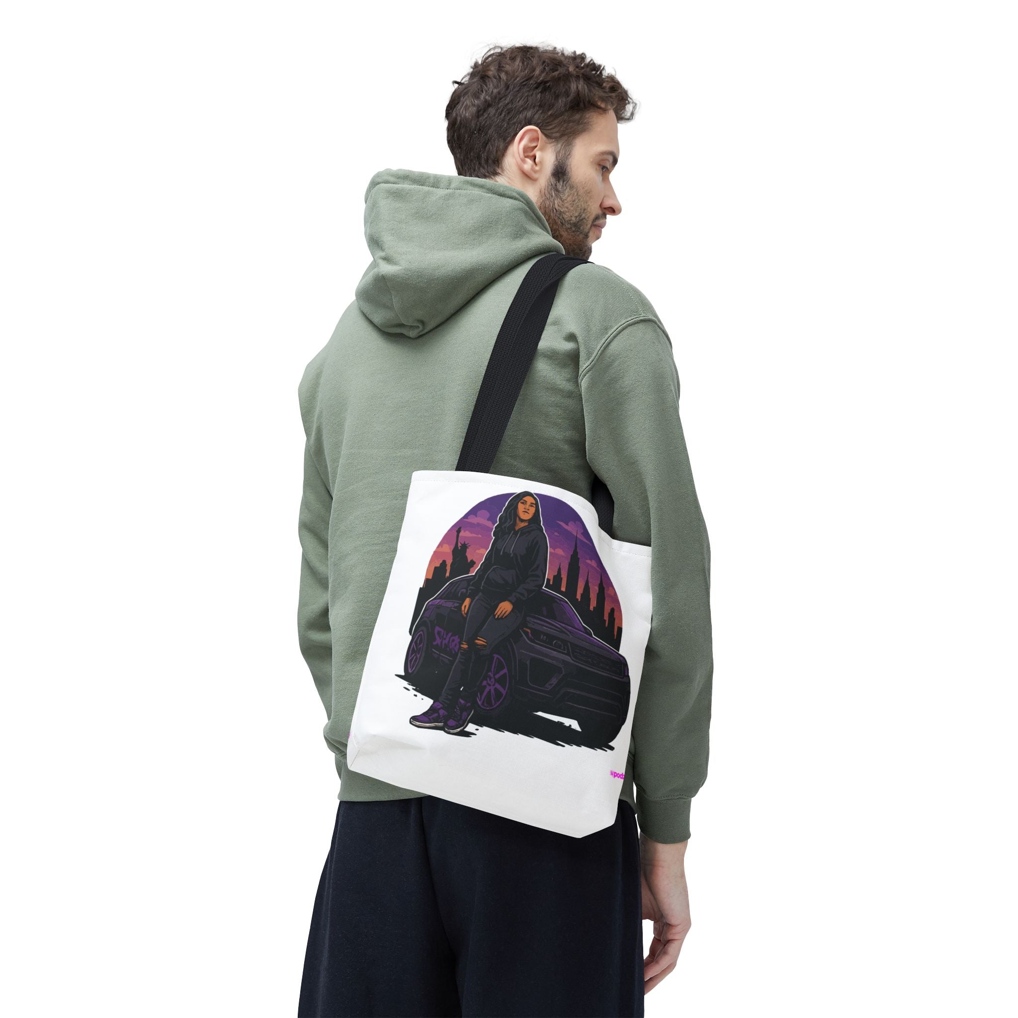 Just Cruzin Tote Bag - Quirky Fun Bag