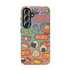 I love Sushi, White Cover Design, Tough Cases, Phone Cover