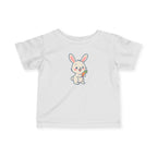 Happy Baby Bunny Infant Tee, Baby Shirt, Toddler Tee, Farm Animal T-Shirt