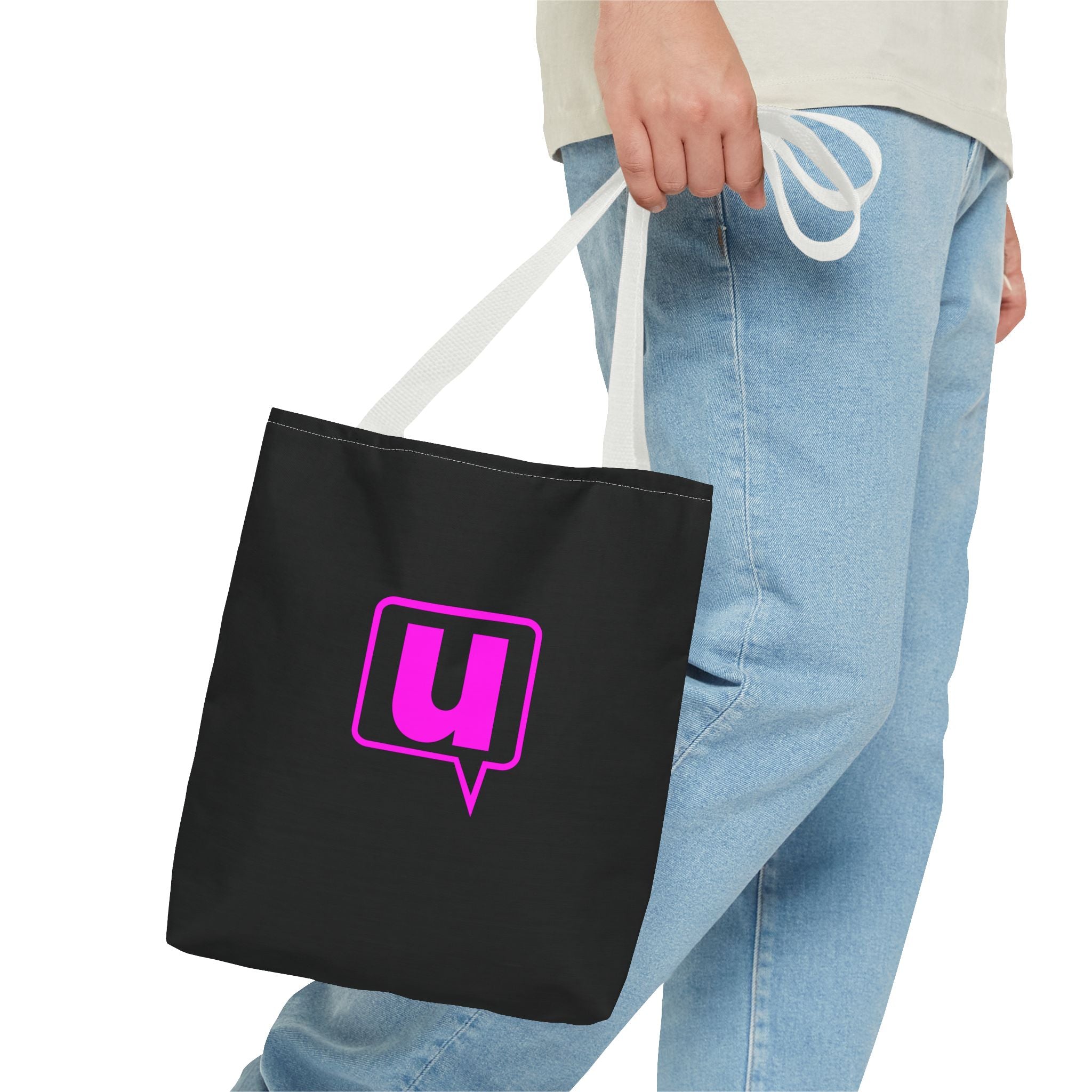 U Tote Bag, Inspirational Gift, Eco-Friendly Shopping Bag