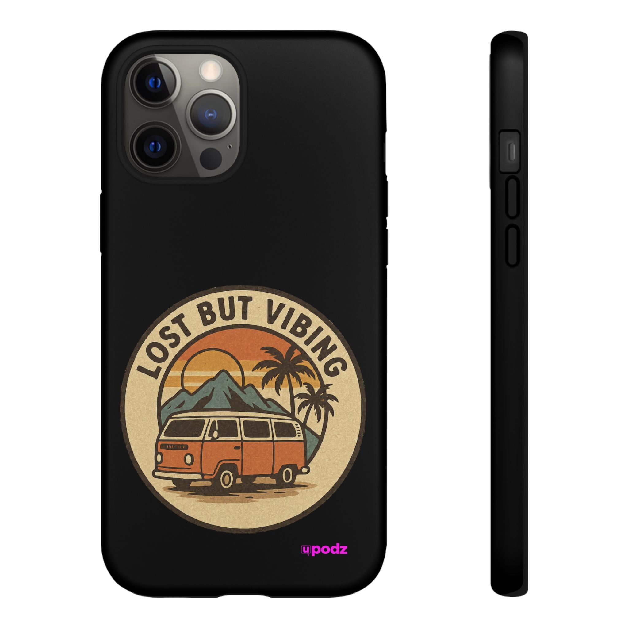 Lost But Vibing Design, Tough Cases, Phone Cover