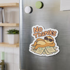 No Thanks Die-Cut Magnets | Cute Home Decor