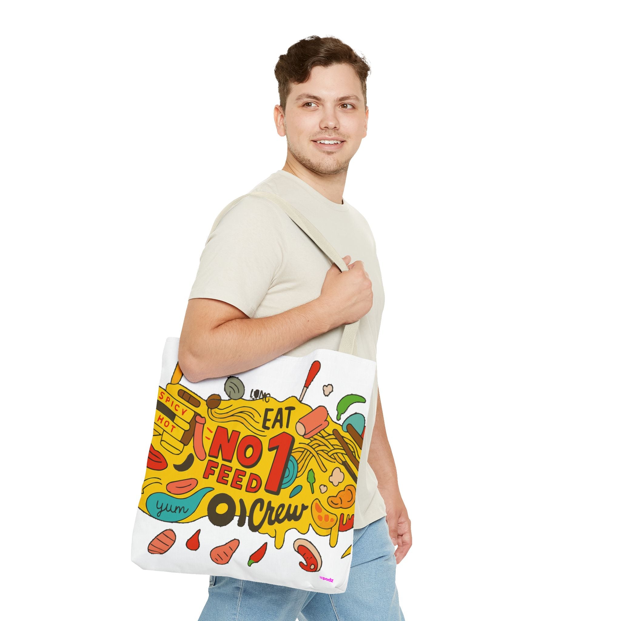 Feed Crew Tote Bag - Quirky Fun Bag