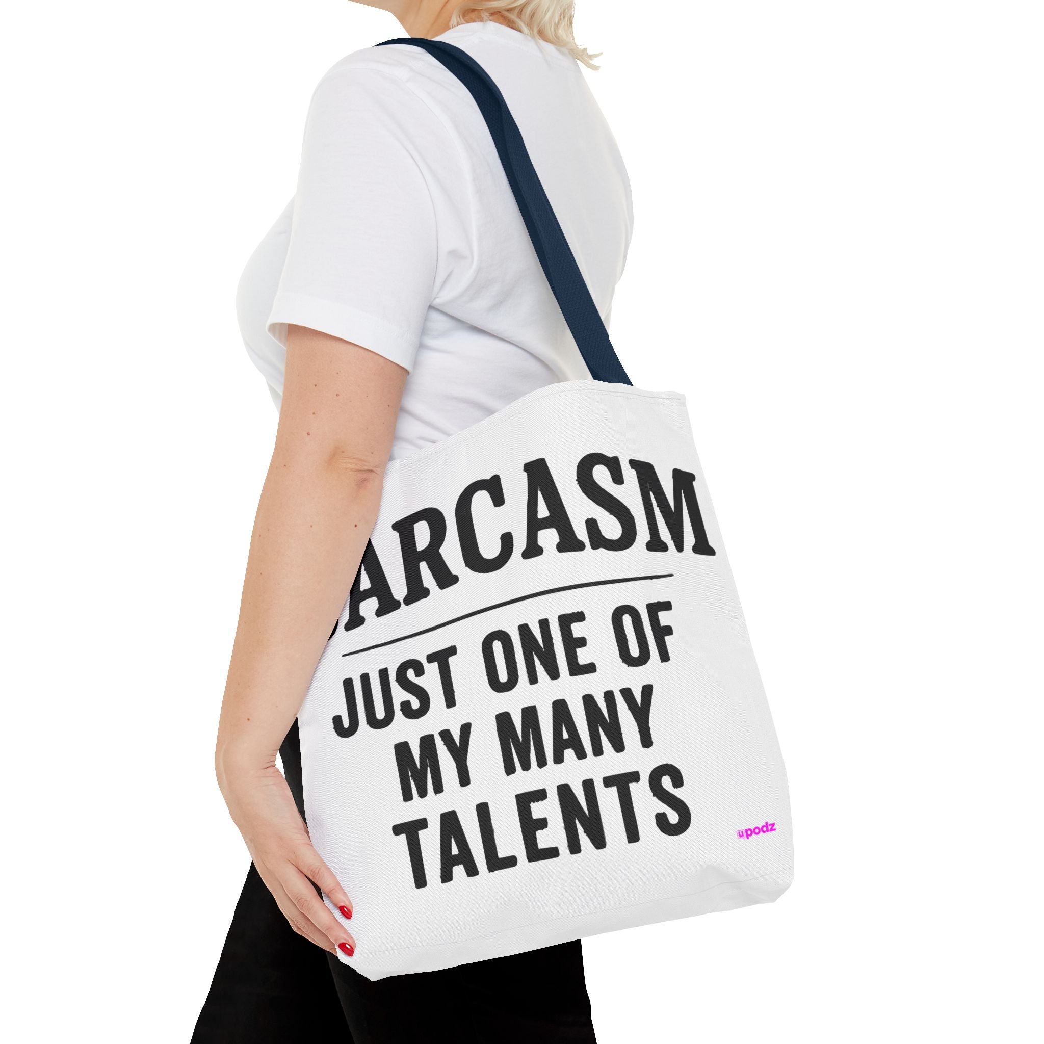 Sarcasm Tote Bag - Quirky Design, Fun Bag