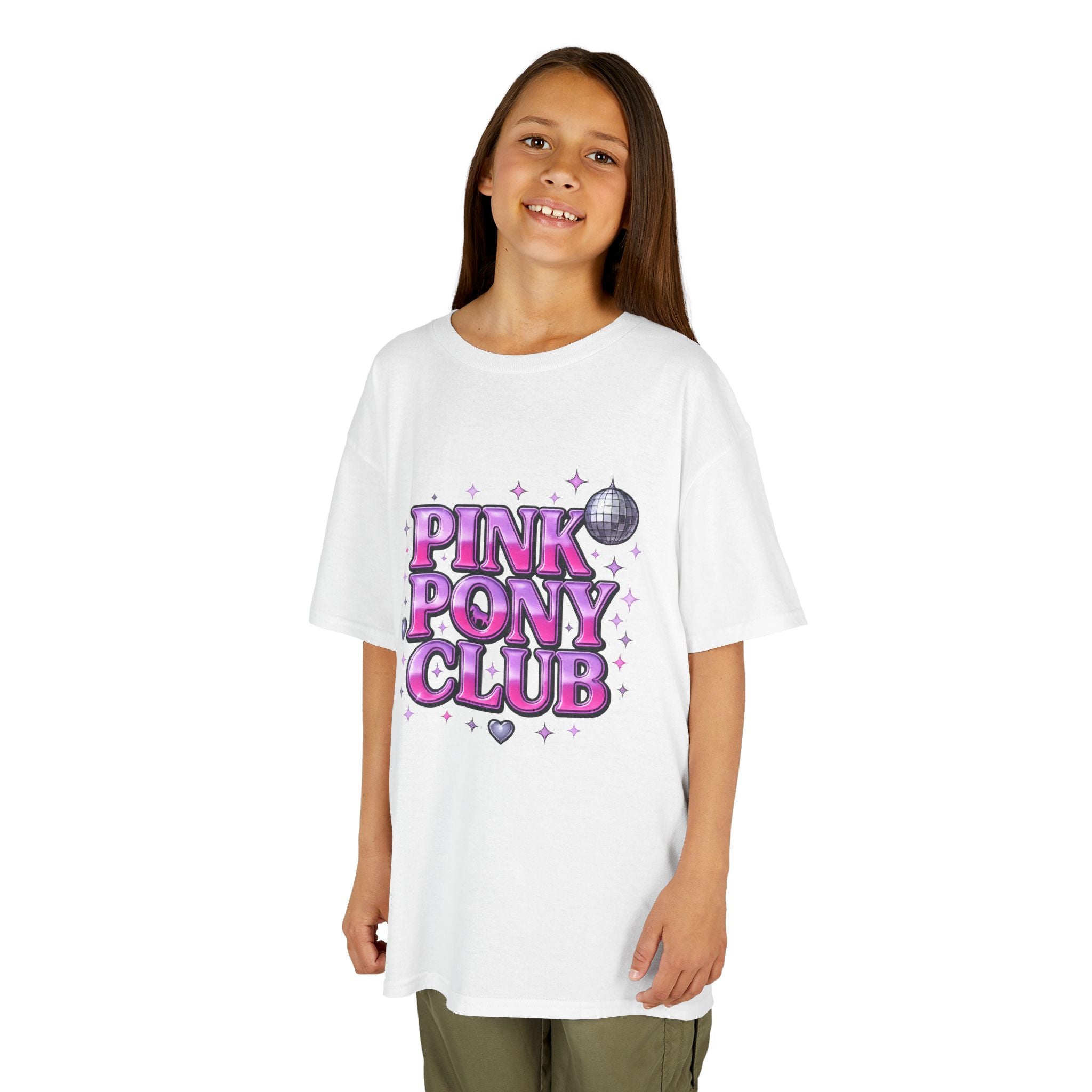 Pink Pony Club! Kids Tee, Fun Graphic Tee, Kids Cotton T-Shirt