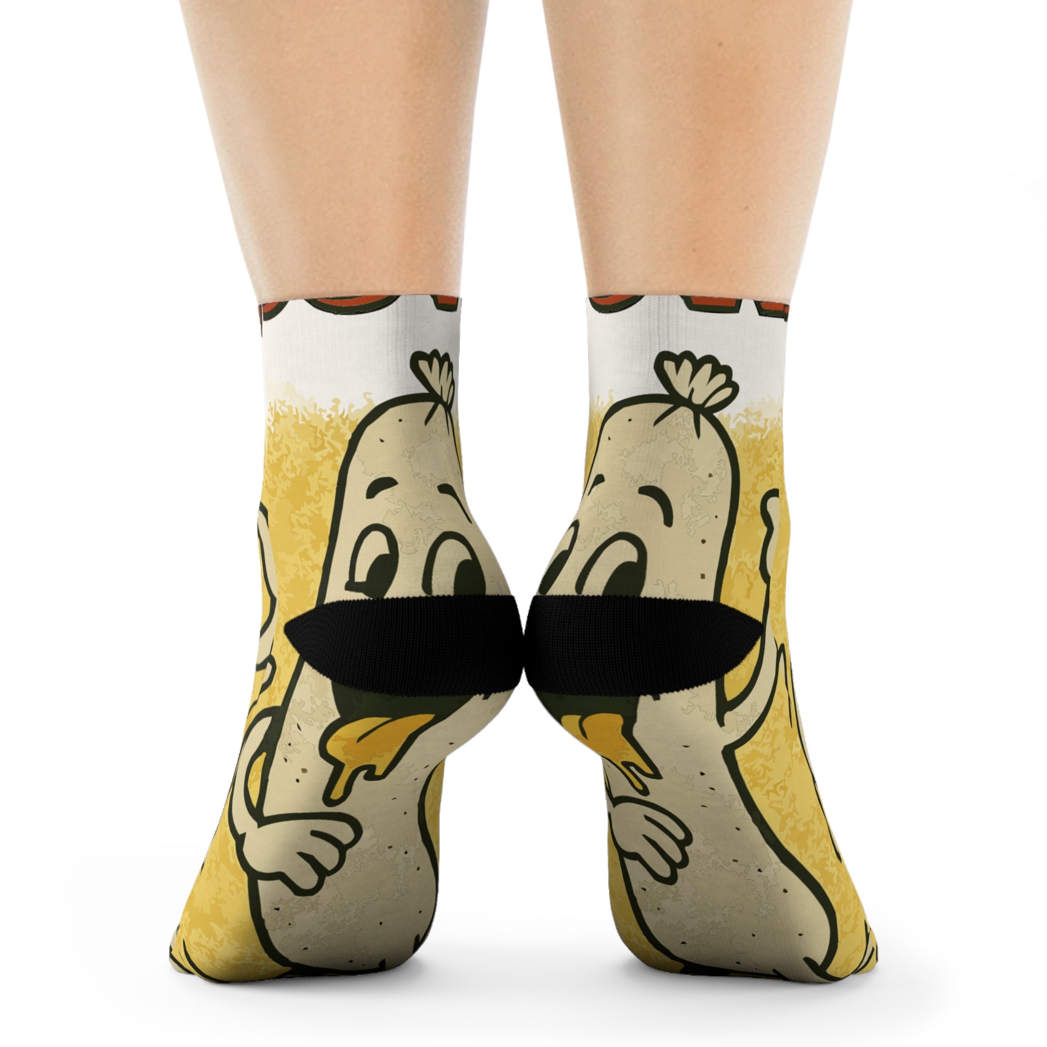 Weiner Fest Socks, Funky Design
