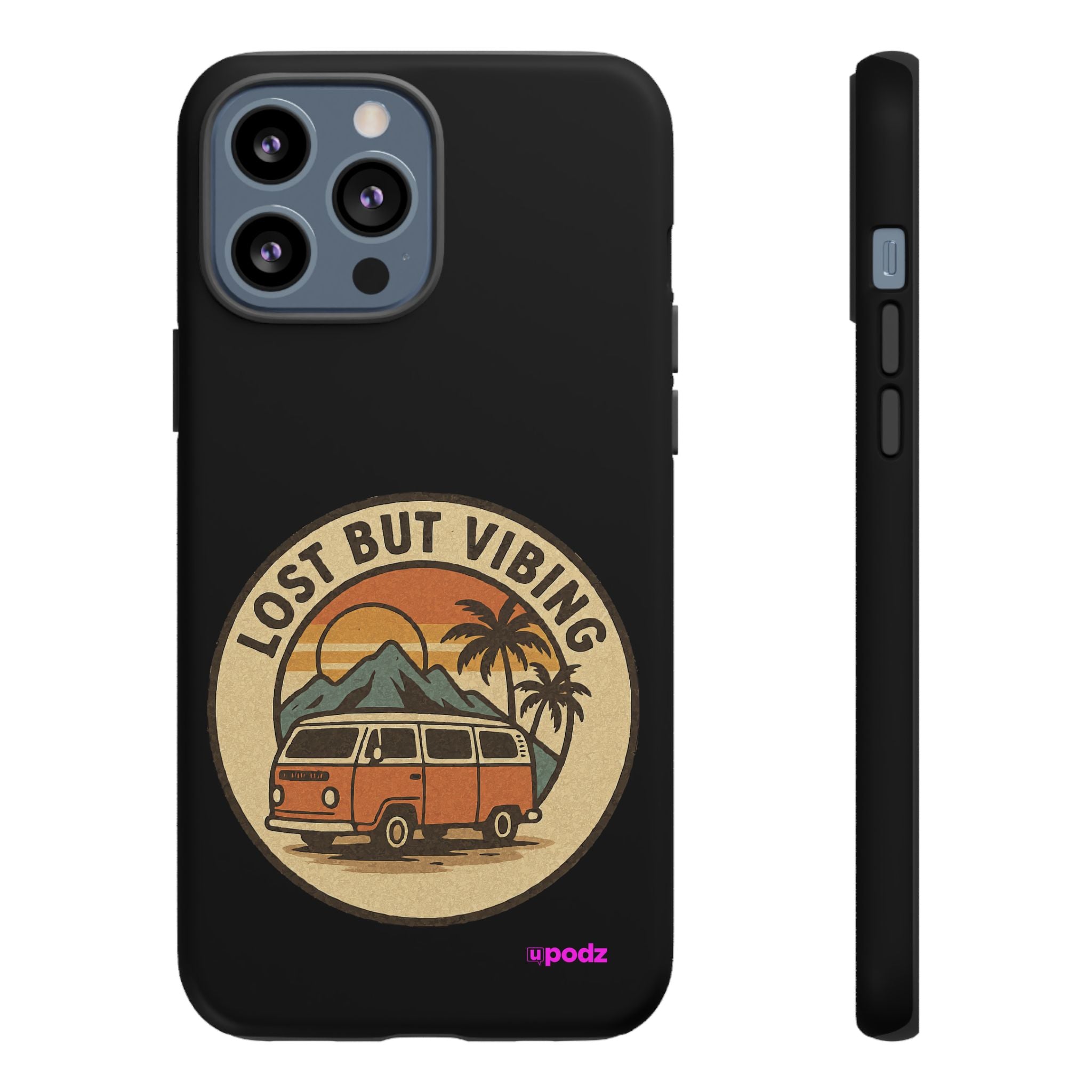 Lost But Vibing Design, Tough Cases, Phone Cover