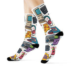 Retro 90's Socks, Funky Design