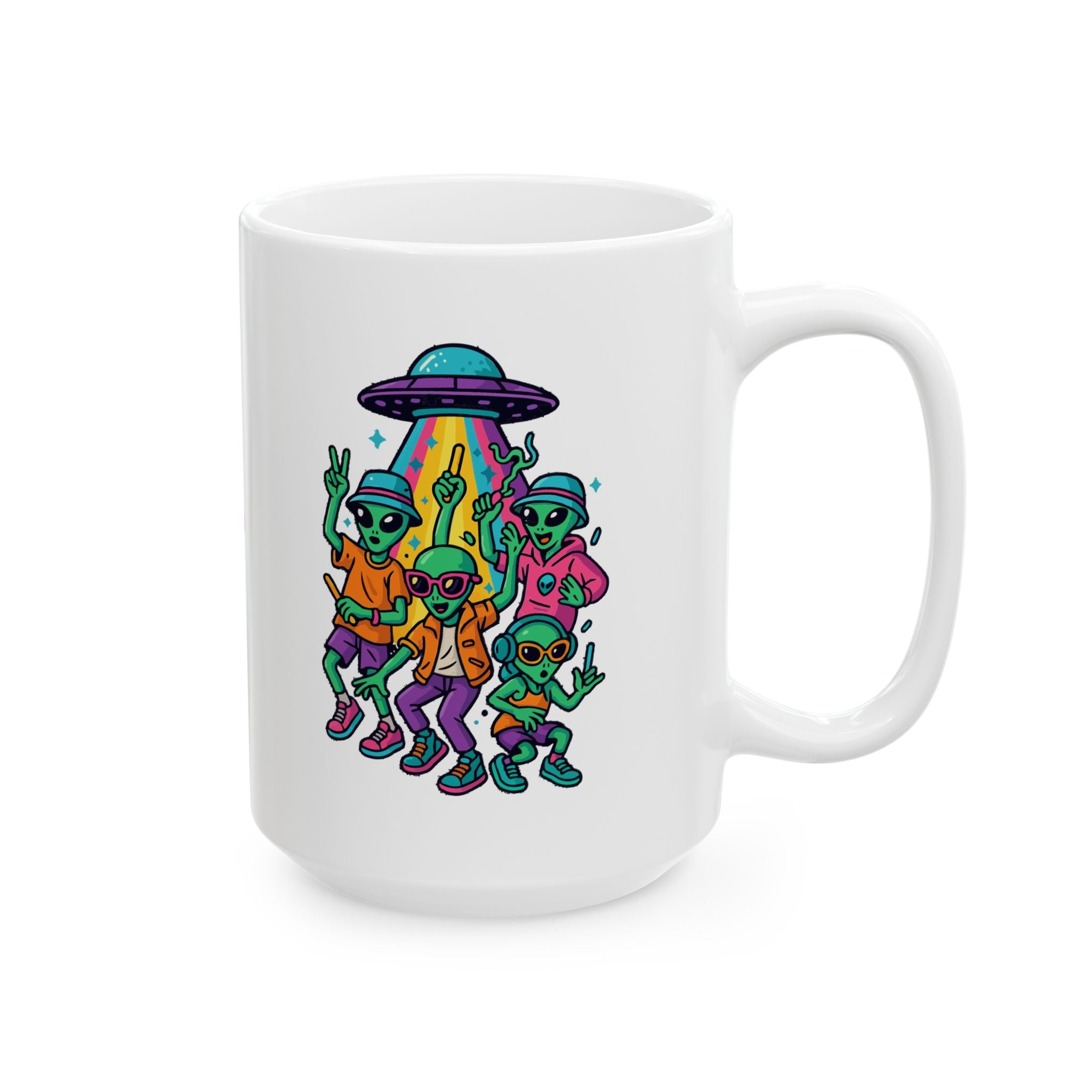 Alien Party Ceramic Mug |  Personalized Mug