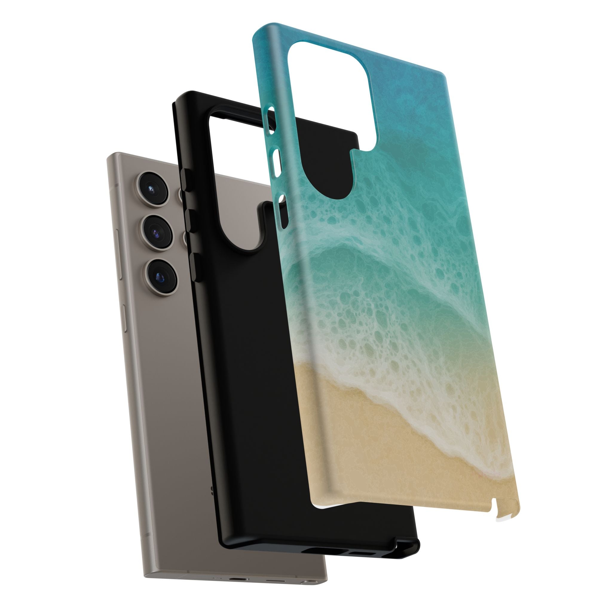 Resin Art, White Cover Design, Tough Cases, Phone Cover