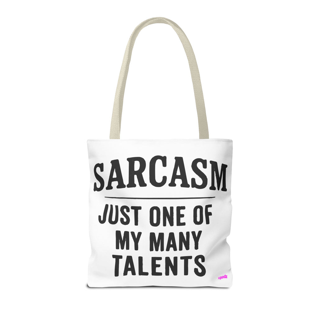 Sarcasm Tote Bag - Quirky Design, Fun Bag