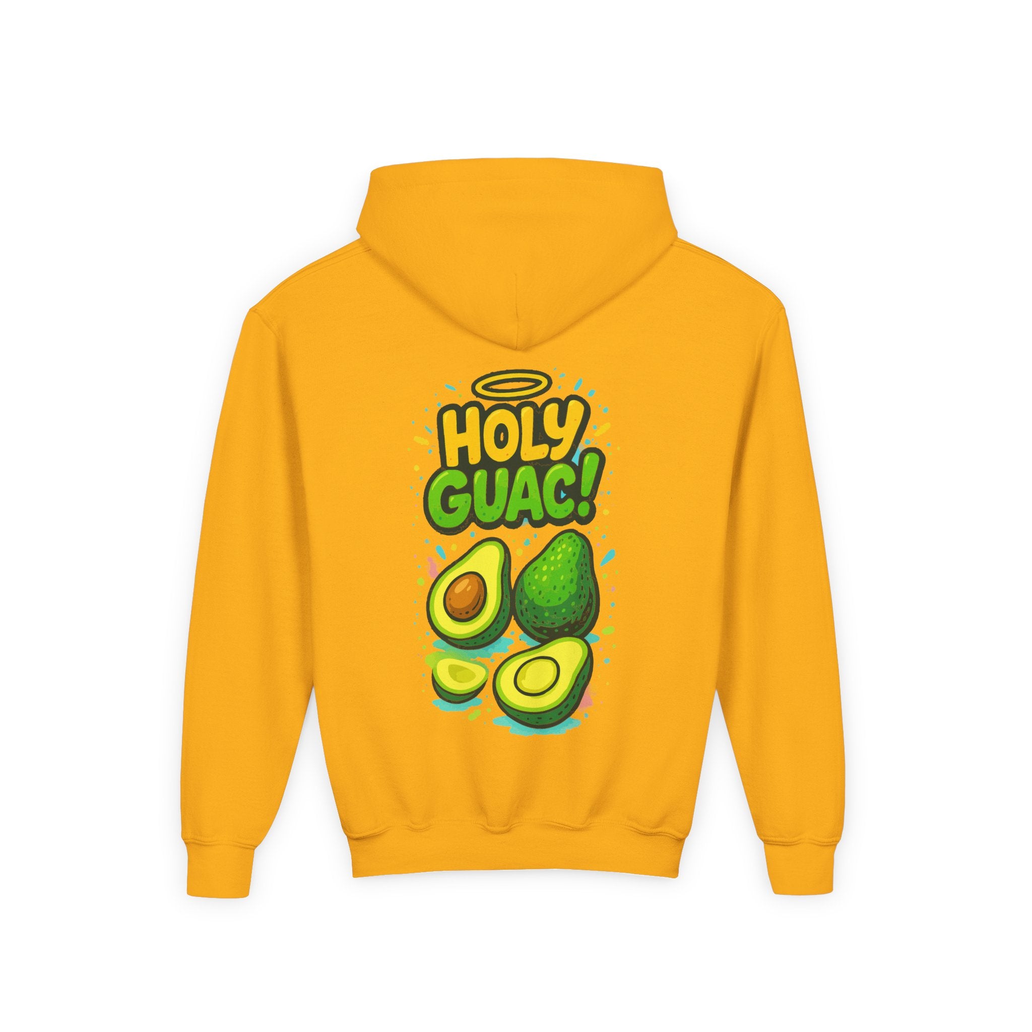 Holy Guacamole Fun Youth Hooded Sweatshirt, Casual Wear