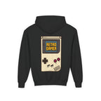 Retro Gamer Youth Hooded Sweatshirt, Casual Wear